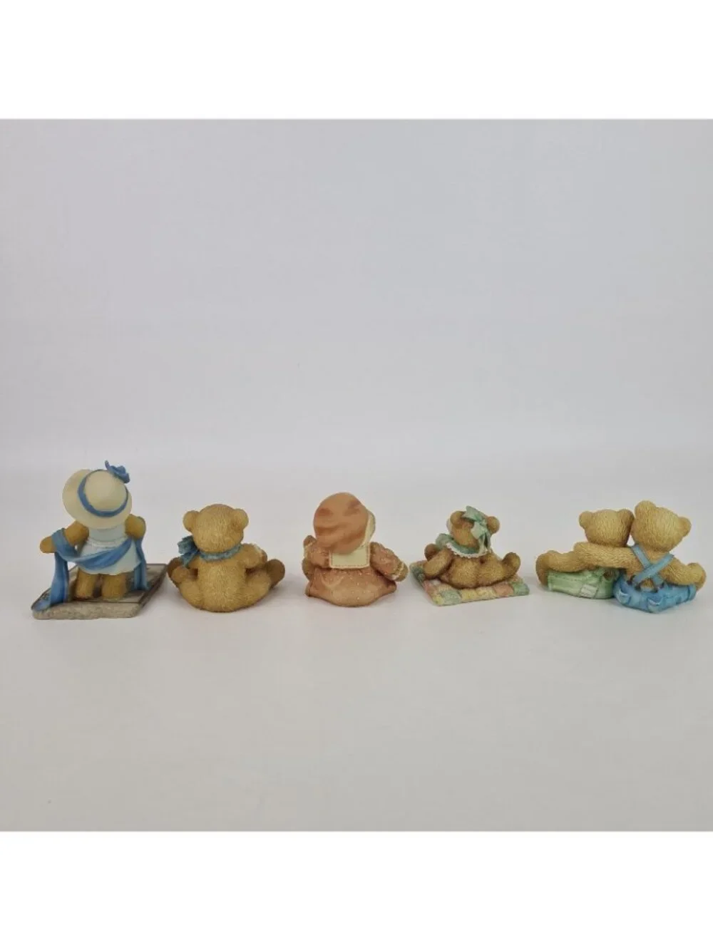 Set Of 5 Cherished Teddies Bette Prudence Camille 912808 Porcelain Figurines
